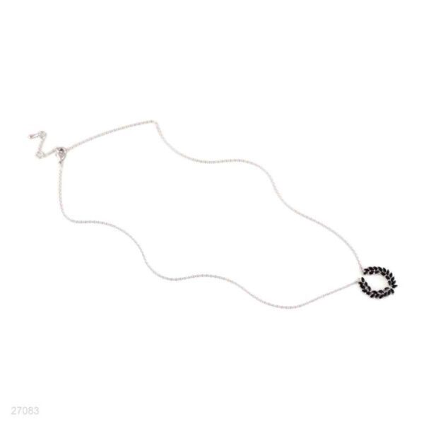 Stylish Black Wreath Pendant - Image 2